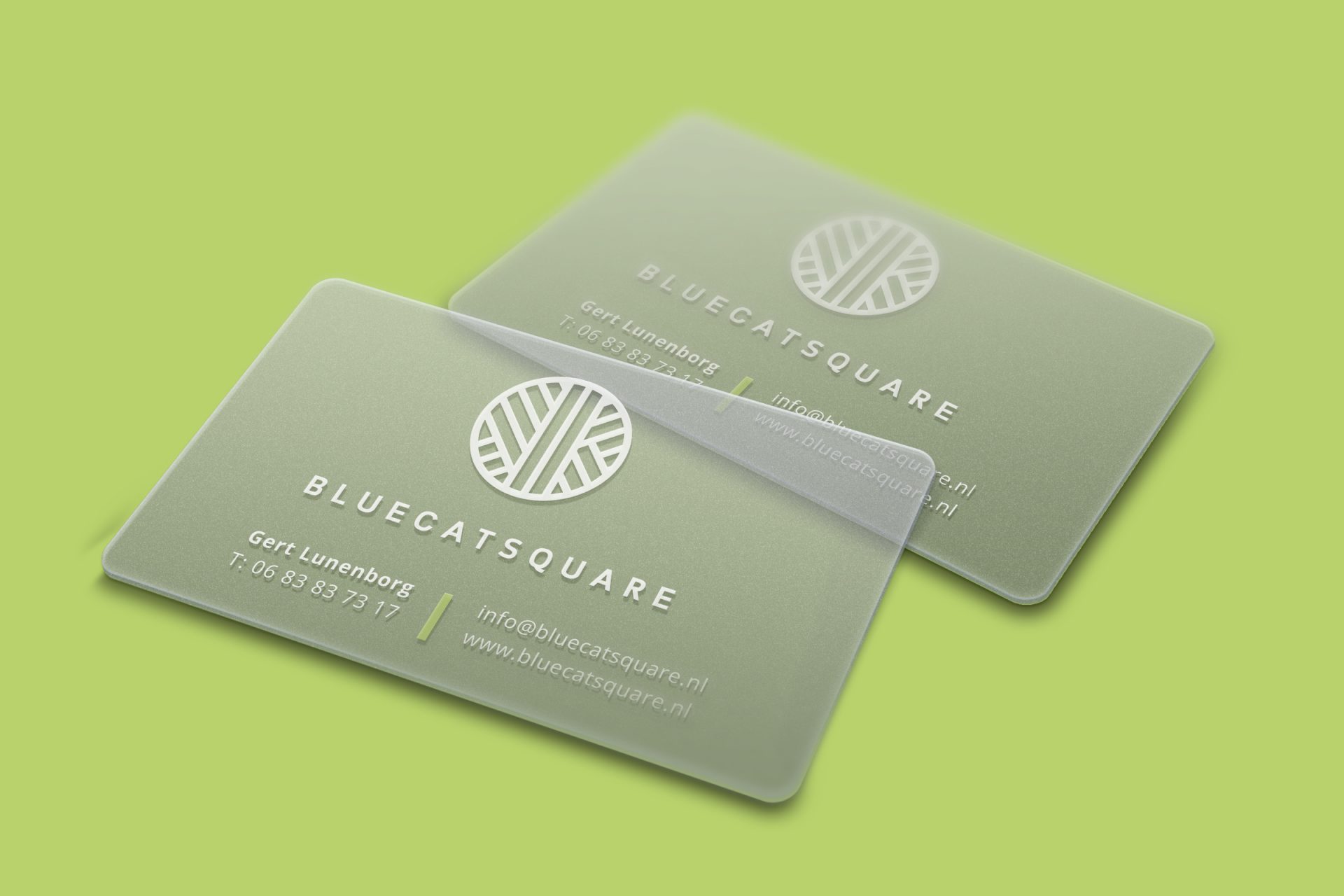 Transparant business cards